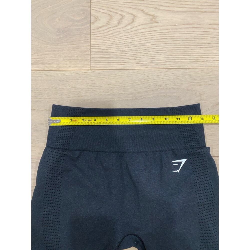 Gymshark Womens VITAL SEAMLESS 2.0 LEGGINGS Black Marl Body Fit - Picture 3 of 4
